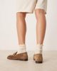 ARRANGE ARRANGE Premium leather loafers in tan suede-Brown - 3