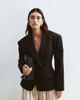 ARRANGE ARRANGE premium tailored blazer with cinched waist in black - 1