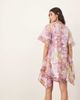 ARRANGE ARRANGE sequin asymmetric trapeze mini dress in floral print-Multi - 4