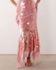 ARRANGE ARRANGE shard sequins square cut hem midi skirt in pink - part of a set - 2