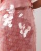 ARRANGE ARRANGE shard sequins square cut hem midi skirt in pink - part of a set - 3