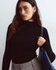 ARRANGE ARRANGE soft knit long sleeve bodysuit in black - 4