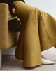 ARRANGE ARRANGE structured asymmetric fishtail maxi skirt in olive-Green - 2