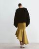 ARRANGE ARRANGE structured asymmetric fishtail maxi skirt in olive-Green - 4
