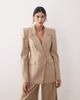 ARRANGE ARRANGE structured tailored blazer in stone - part of a set-Neutral - 1