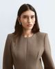 ARRANGE ARRANGE structured tailored jumpsuit in tobacco-Brown - 3