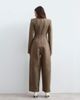 ARRANGE ARRANGE structured tailored jumpsuit in tobacco-Brown - 4
