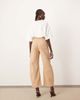 ARRANGE ARRANGE Sydney denim barrel leg jeans in clay-Brown - 4