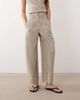ARRANGE ARRANGE tailored barrel leg pants in buttermilk stripes - part of a set-Yellow - 2