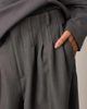 ARRANGE ARRANGE tailored pleated detail wide leg barrel pants in gray - part of a set - 4