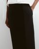 ARRANGE ARRANGE tailored velvet panel midi skirt set in black - 4