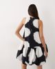 ARRANGE ARRANGE trapeze bubble hem mini dress in spot print-Multi - 4