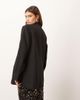 ARRANGE ARRANGE ultimate collarless blazer in black - 4