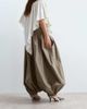 ARRANGE ARRANGE waist seam balloon leg pants in khaki-Green - 3