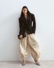 ARRANGE ARRANGE waist seam balloon leg pants in stone-Neutral - 1