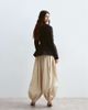 ARRANGE ARRANGE waist seam balloon leg pants in stone-Neutral - 3