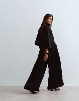 ARRANGE ARRANGE wide leg pants in black - part of a set