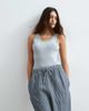 ARRANGE ARRANGE Willa elastic waist drawstring pants in blue stripes - part of a set-Multi - 4