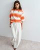 ARRANGE ARRANGE Willa elastic waist drawstring pants in washed bone-White - 1