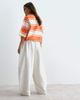 ARRANGE ARRANGE Willa elastic waist drawstring pants in washed bone-White - 3