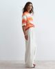 ARRANGE ARRANGE Willa elastic waist drawstring pants in washed bone-White - 4
