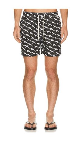 Arrels Barcelona Arrels Barcelona Birds x Clara Arn?s Classic Swim Shorts