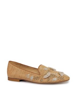 Arteana Arteana Women's Flora Raffia Smoking Slipper