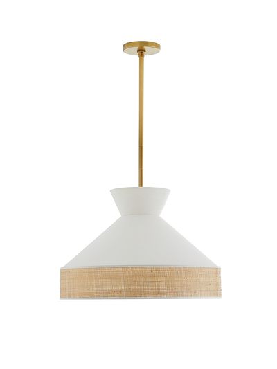 Arteriors Malena Rattan Pendant