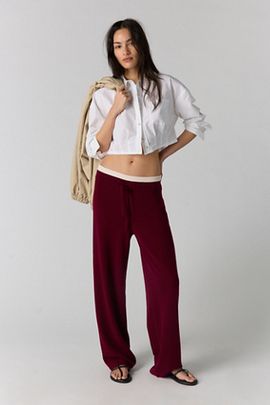 Artless Artless Layered Cashmere Pants
