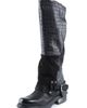 A.S.98 A.S.98 Perkins Croc Embossed Leather Boot - 1