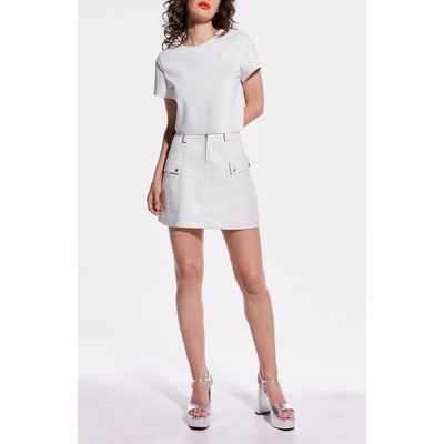 As By Df As by Df Jameson Recycled Leather Skirt