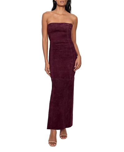 As By Df As by Df Venus Stretch Suede Dress