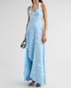 As It May Women's Avira Laser-Cut Lace Halter Gown - 4