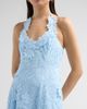 As It May Women's Avira Laser-Cut Lace Halter Gown - 5
