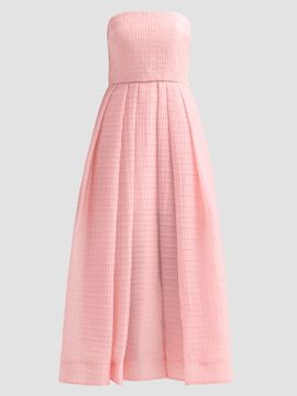 As It May Women's Caliora Jacquard Cocktail Midi Dress
