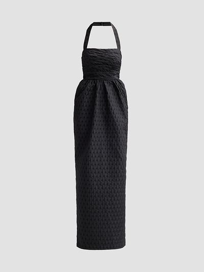 As It May Women's Janelle Polka Dot Halter Gown