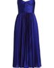 As It May Women's Jeanne Pleated Satin Strapless Midi-Dress - 1