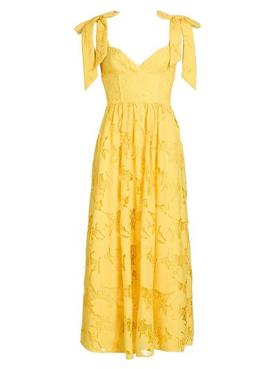 As It May Women's Juliette Sweetheart Woven Midi-Dress
