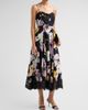 As It May Women's Junia Floral Voile Lace Midi Dress - 4