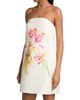 As It May Women's Lilly Floral Woven Strapless Minidress - 4