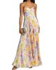As It May Women's Naomi Abstract Print Satin Strapless Gown - 3