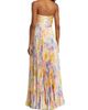 As It May Women's Naomi Abstract Print Satin Strapless Gown - 5
