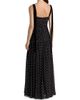 As It May Women's Natalia Polka Dot Crinkle Chiffon Gown - 5