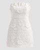 As It May Women's Nerida Floral Appliqué Sheath Mini Dress - 1