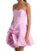 As It May Women's Rosalie Rosette Strapless Minidress - 4