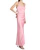 As It May Women's Satin V-Neck Draped Gown - 4