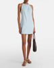 Asceno Asceno Antigua linen minidress - 2