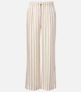 Asceno Asceno Aria striped straight pants