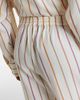 Asceno Asceno Aria striped straight pants - 6