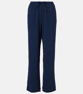 Asceno Asceno Aurelia crêpe straight pants